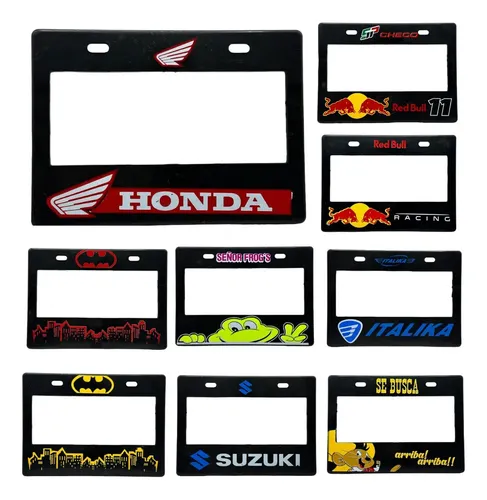 PORTAPLACA 3D PLASTICA - imagen 1