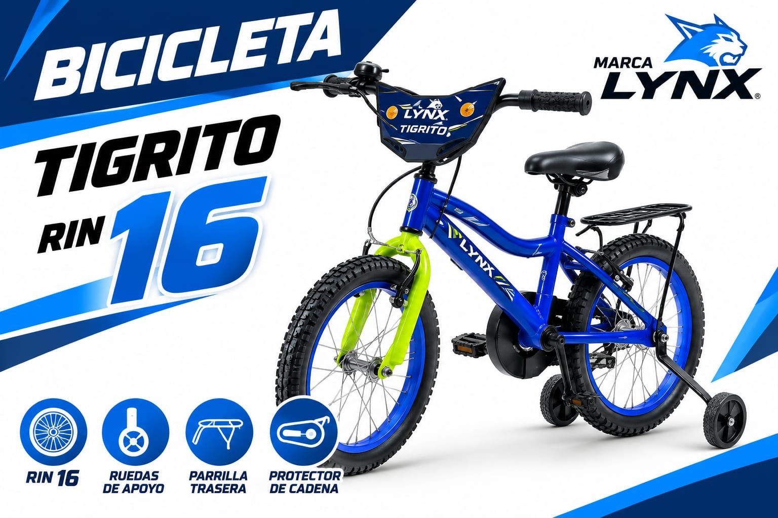 BICICLETA TIGRITO RIN 16 - imagen 1