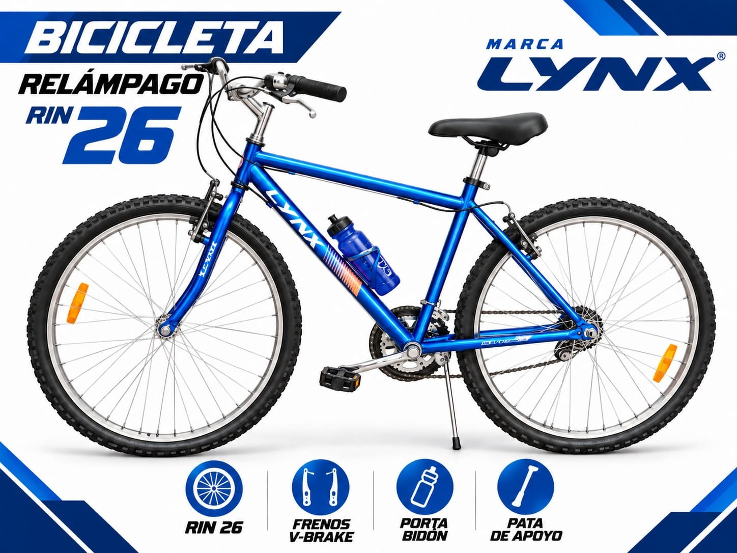 BICICLETA RIN 26 RELAMPAGO - imagen 1