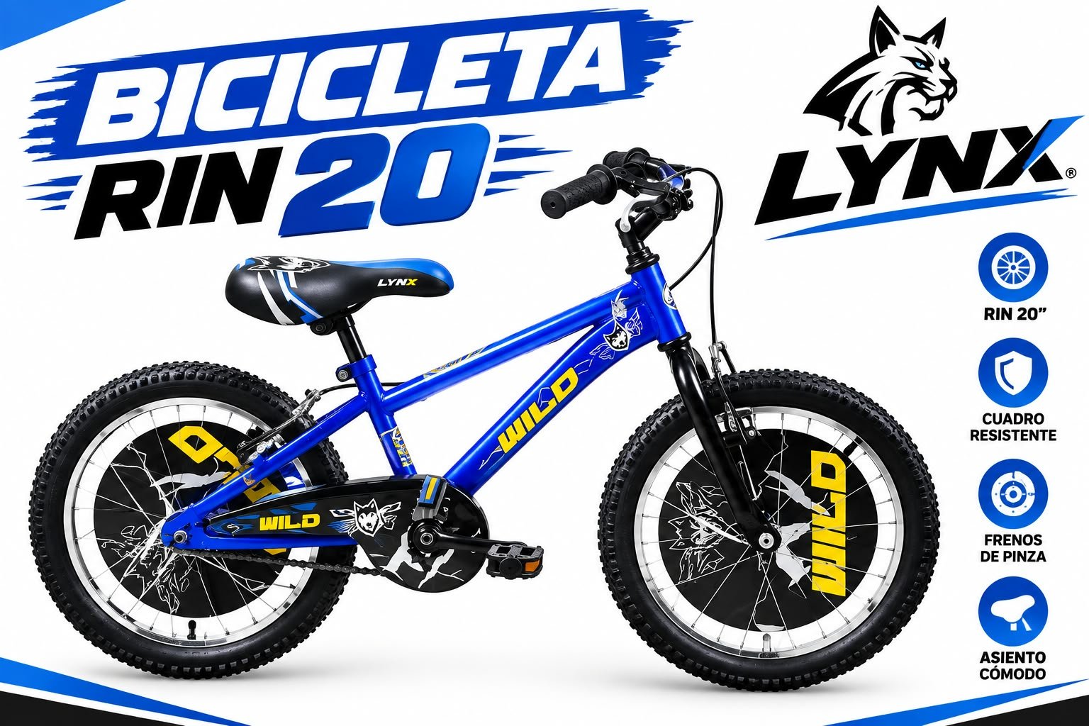BICICLETA LION RIN 20 DIRECTA - imagen 1