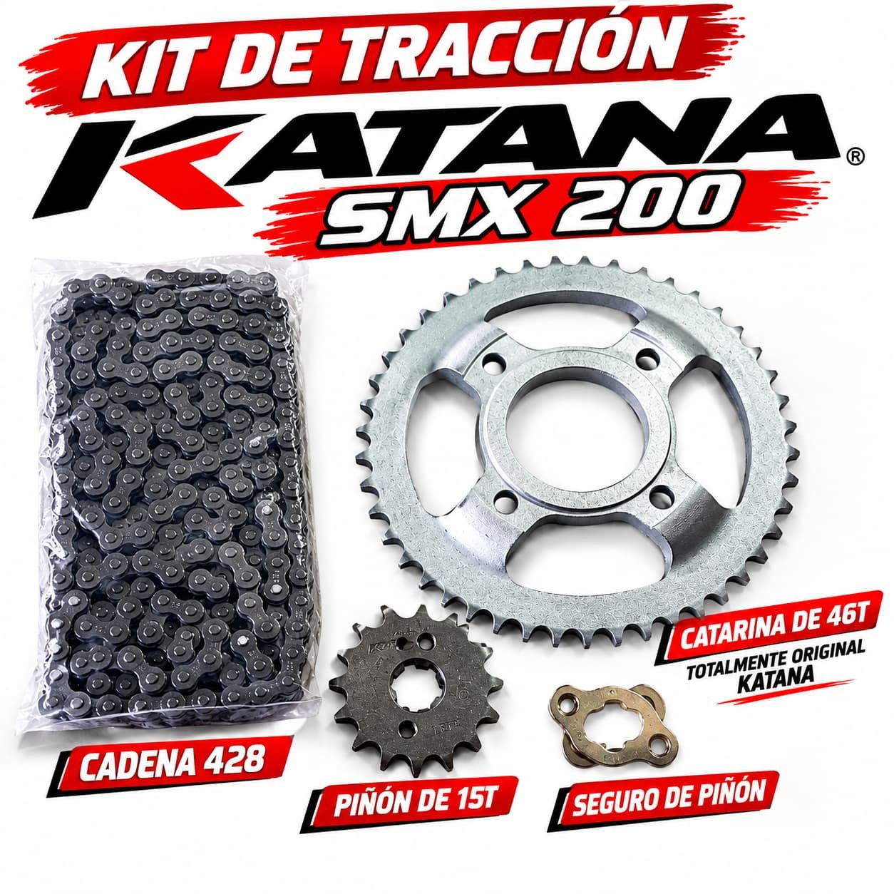 KIT DE TRACCION KATANA SMX 200 428H-46T - imagen 1