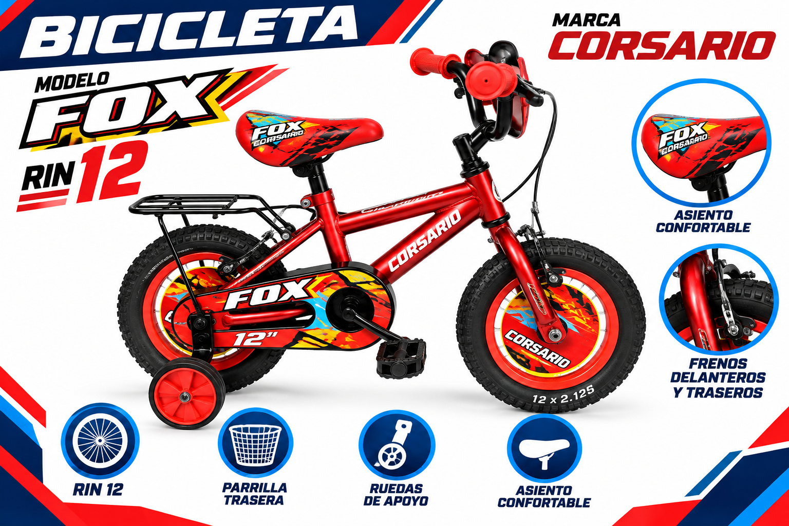 BICICLETA RIN 12 - imagen 1