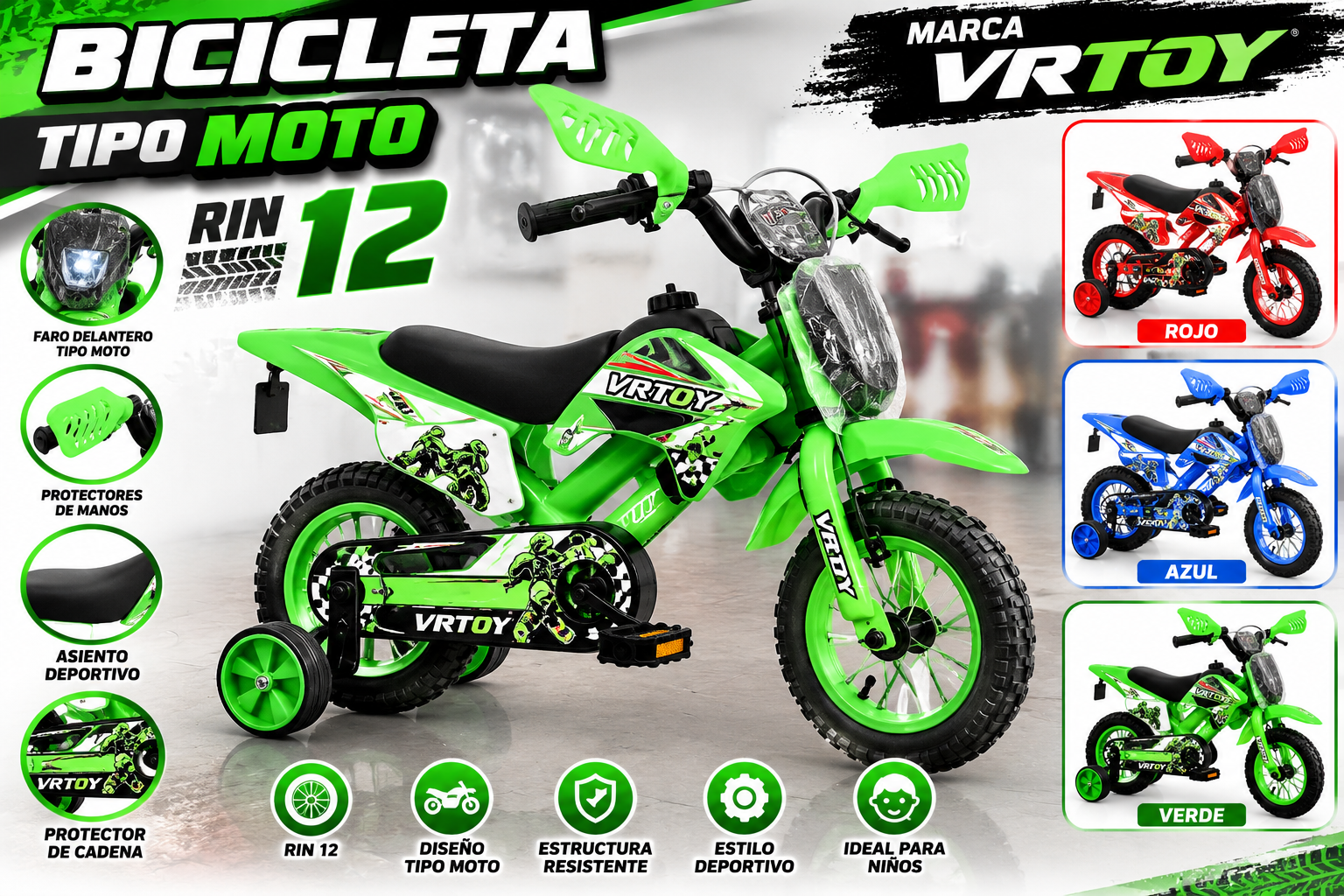 BICICLETA RIN 12 MINIMOTO - imagen 2