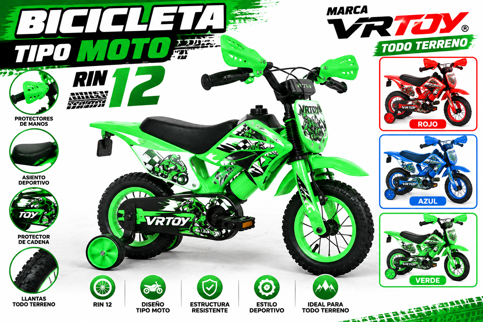 BICICLETA RIN 12 MINIMOTO - imagen 1