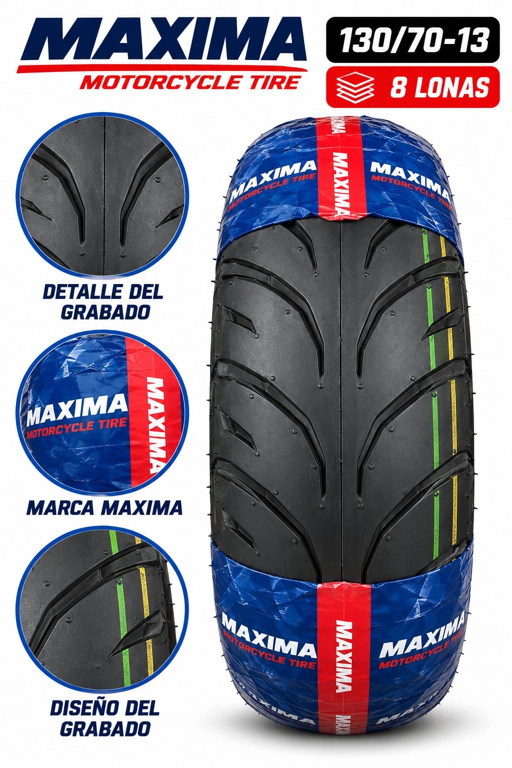 LLANTA 130/70-13 LISA PG81T - imagen 1