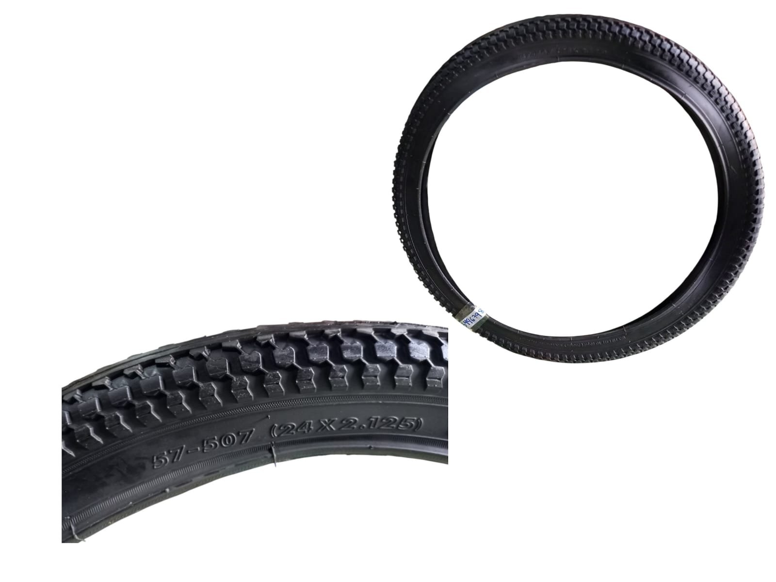 LLANTA 24x1.95 CON VENA NEGRA - imagen 1